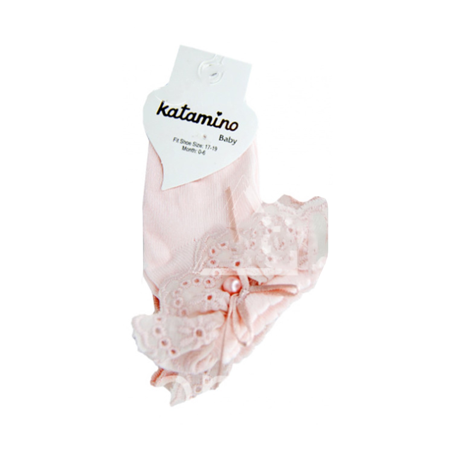 Katamino Eliy Bebek Çorabı 46212 Pembe