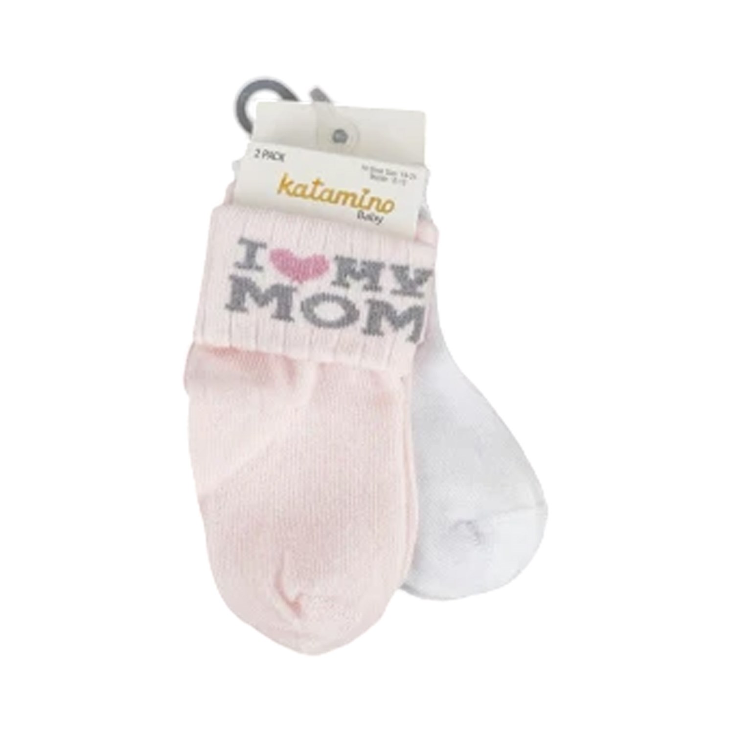 Katamino Mymom 2'li Bebek Çorabı 44118 Pembe