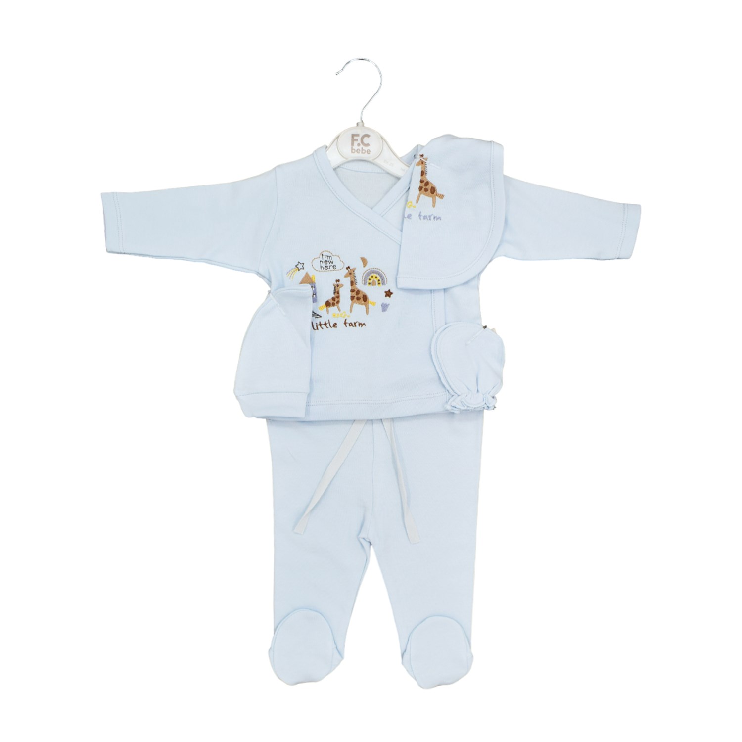 Flexi 5'li Bebek Hastane Çıkış Seti 217503 Mavi