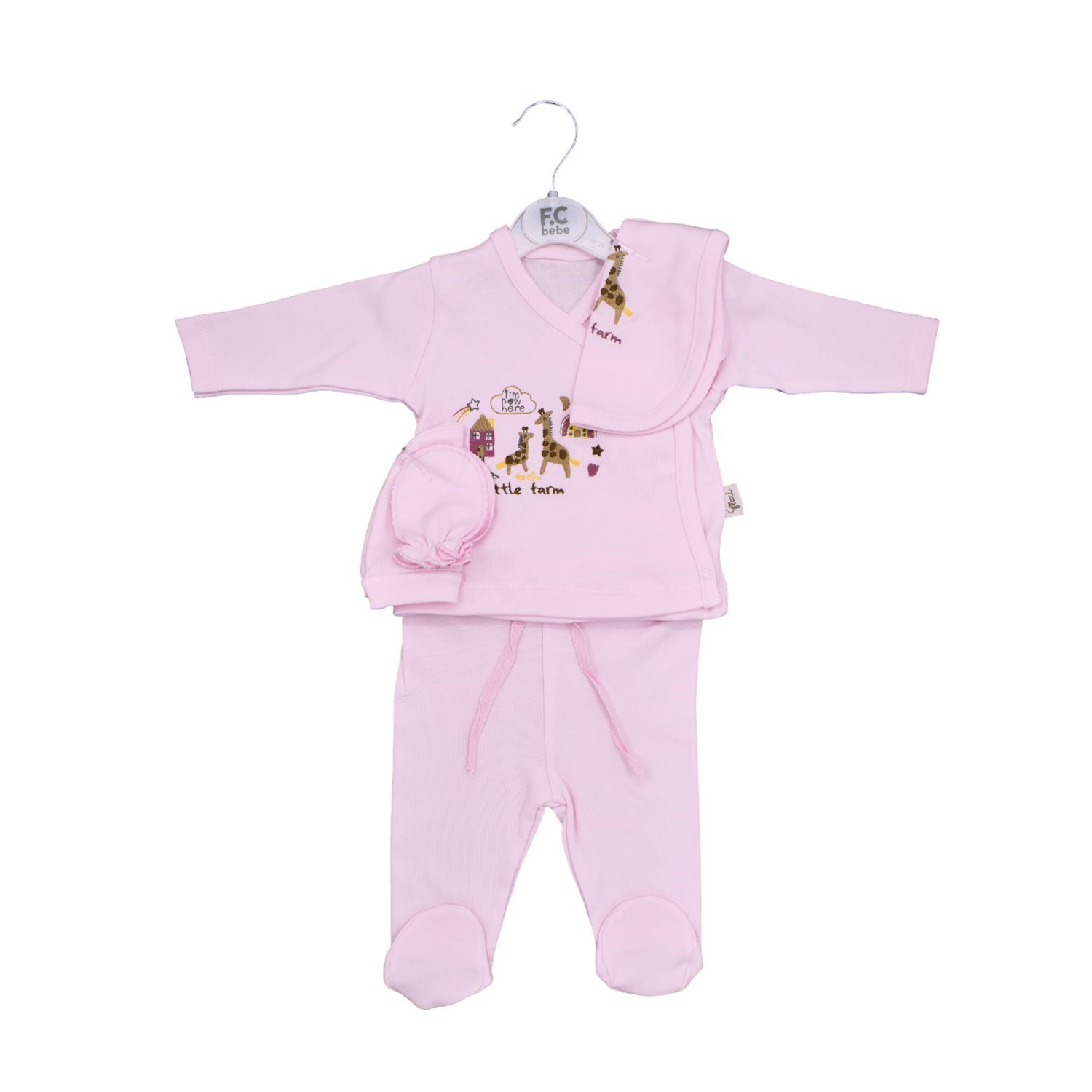 Flexi 5'li Bebek Hastane Çıkış Seti 217503 Pembe