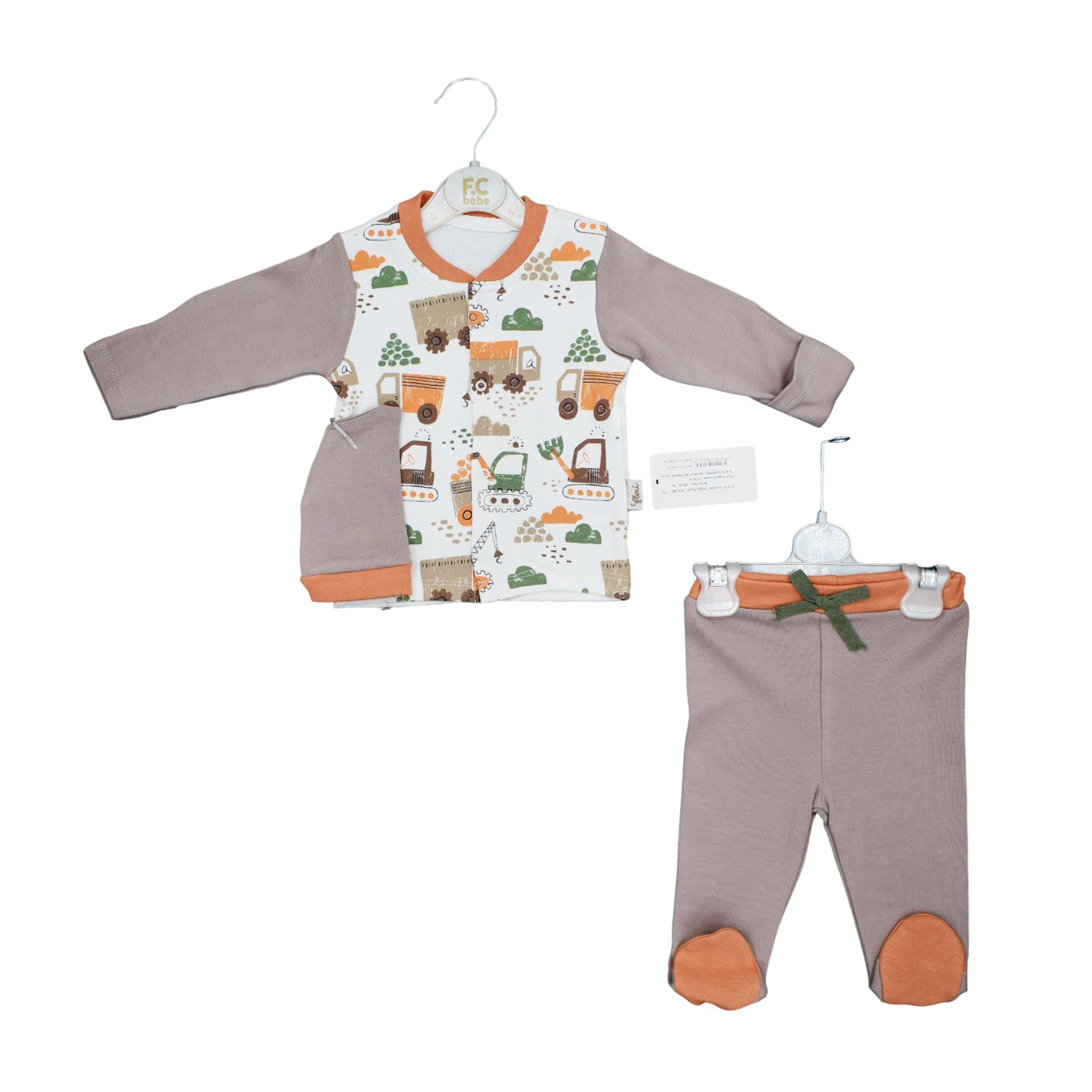 Flexi 3'lü Bebek Takım 217483 Kahve
