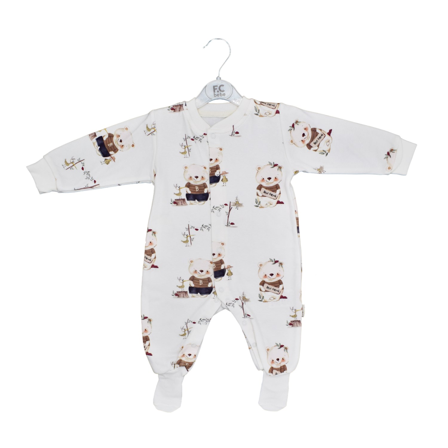 Tweeton Bebek Tulumu 113720 Ekru-Kahve