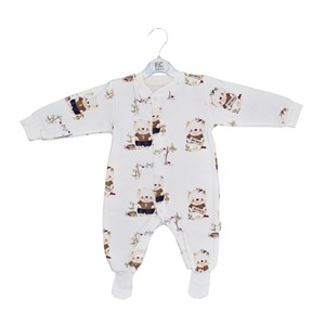 Tweeton Bebek Tulumu 113720 Ekru-Kahve