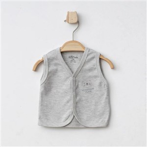 Aziz Bebe Bebek Yelek 024323 Gri
