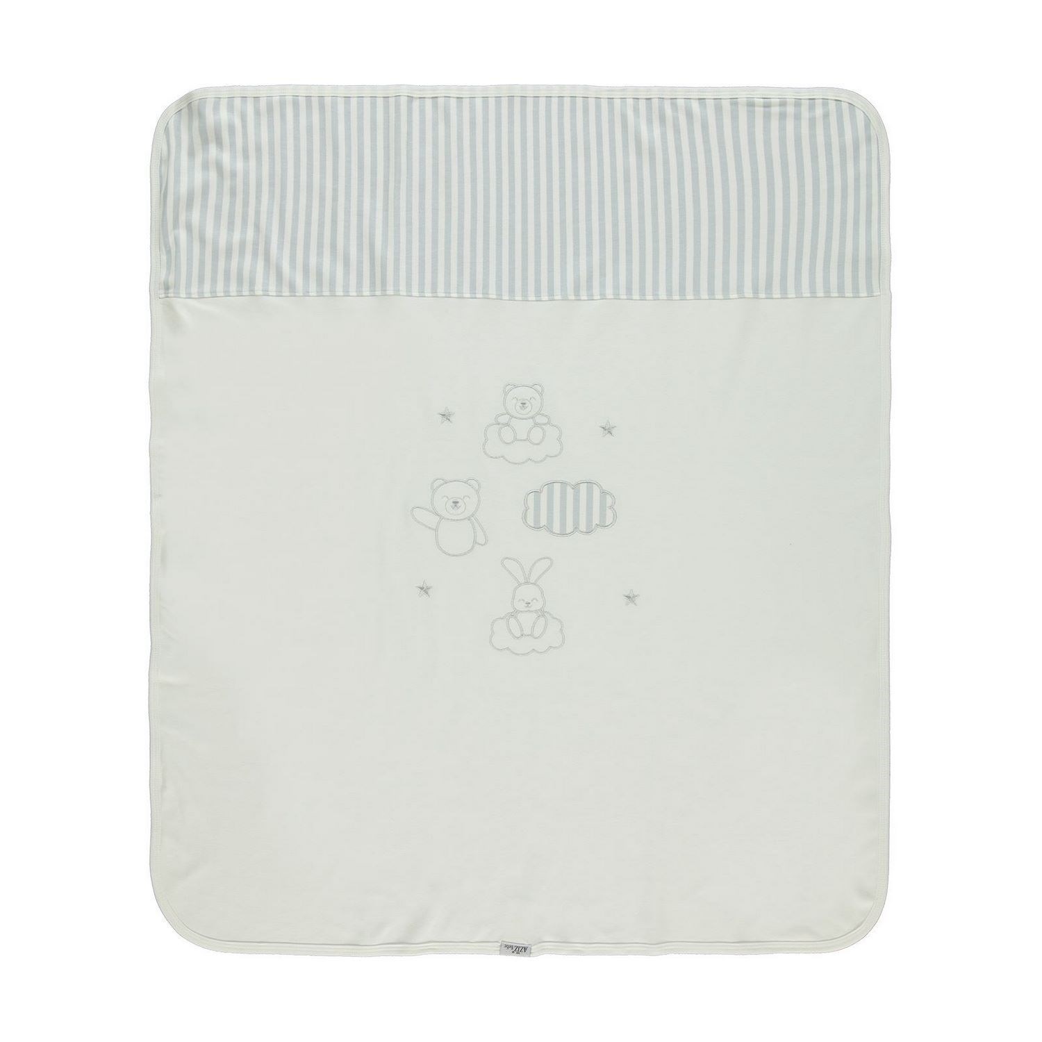 Aziz Bebe Bebek Battaniyesi 80x90 Cm 11449 Gri