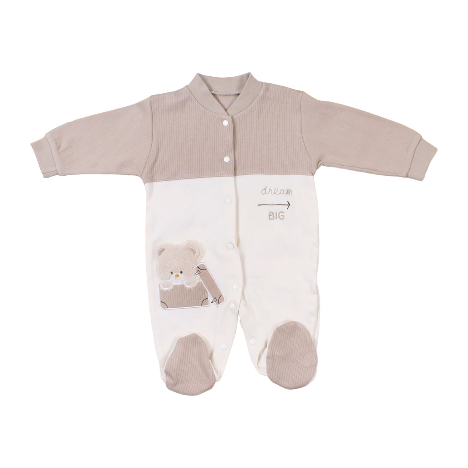 Tonton Baby Bebek Tulumu 9176 Bej