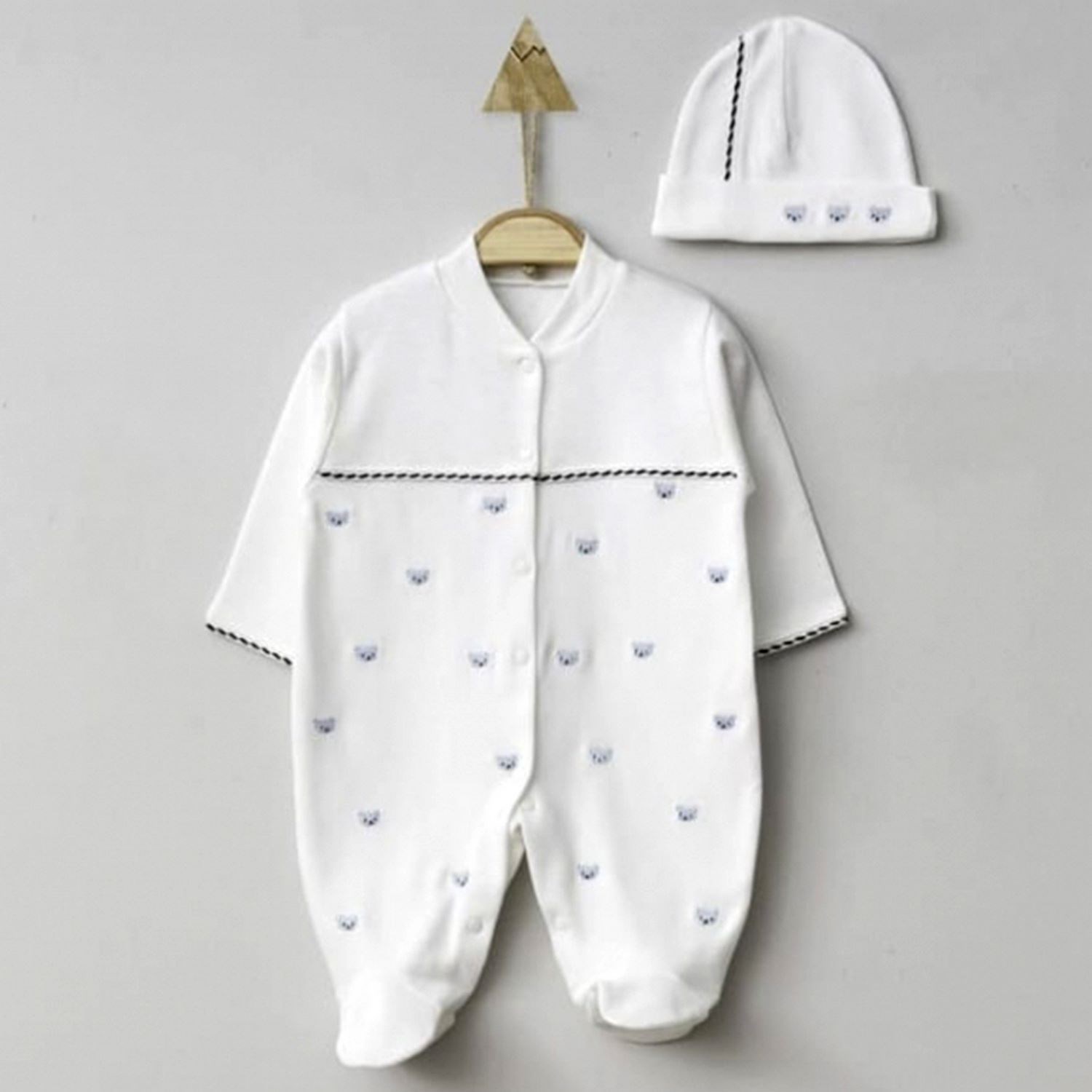 Gaye Bebe Bebek Tulumu 2280 Ekru