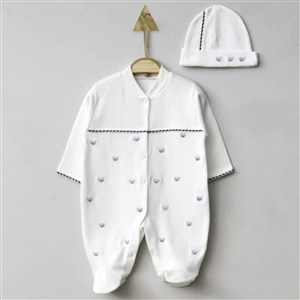 Gaye Bebe Bebek Tulumu 2280 Ekru