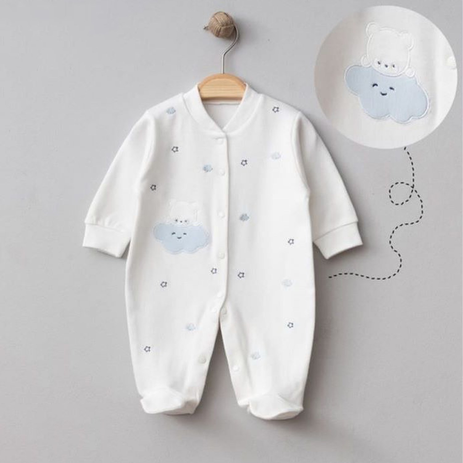 Tonton Baby Bebek Tulumu 9178 Ekru