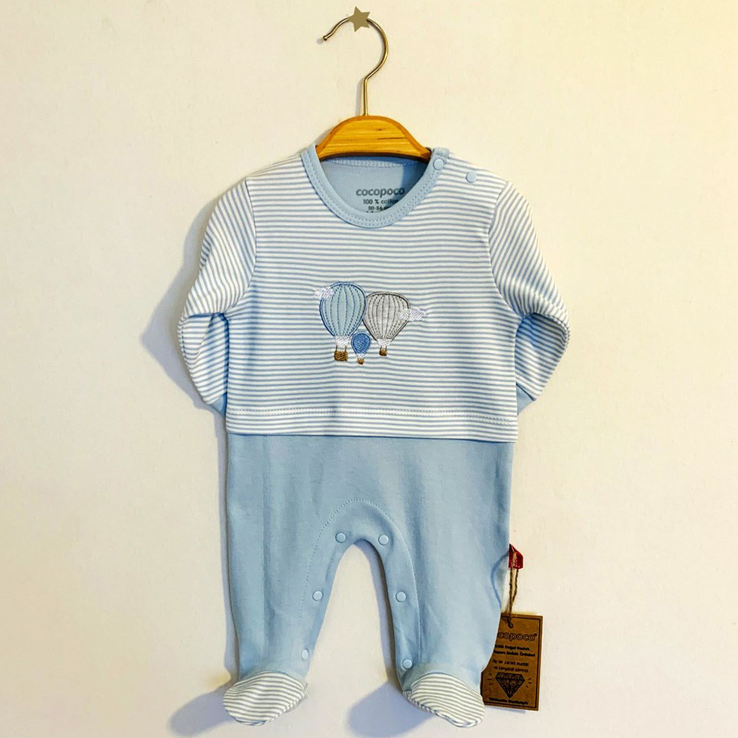 Cocopoco Bebek Tulumu 1047 Mavi