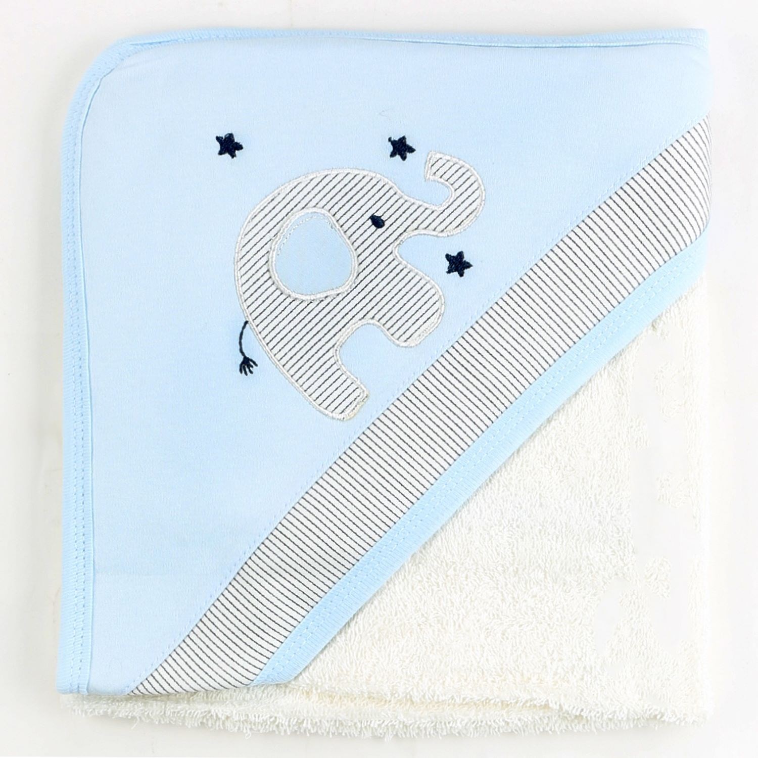 Sebi Filli Bebek Banyo Havlusu 9884 Mavi