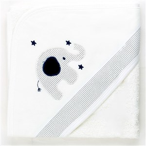 Sebi Filli Bebek Banyo Havlusu 9884 Beyaz