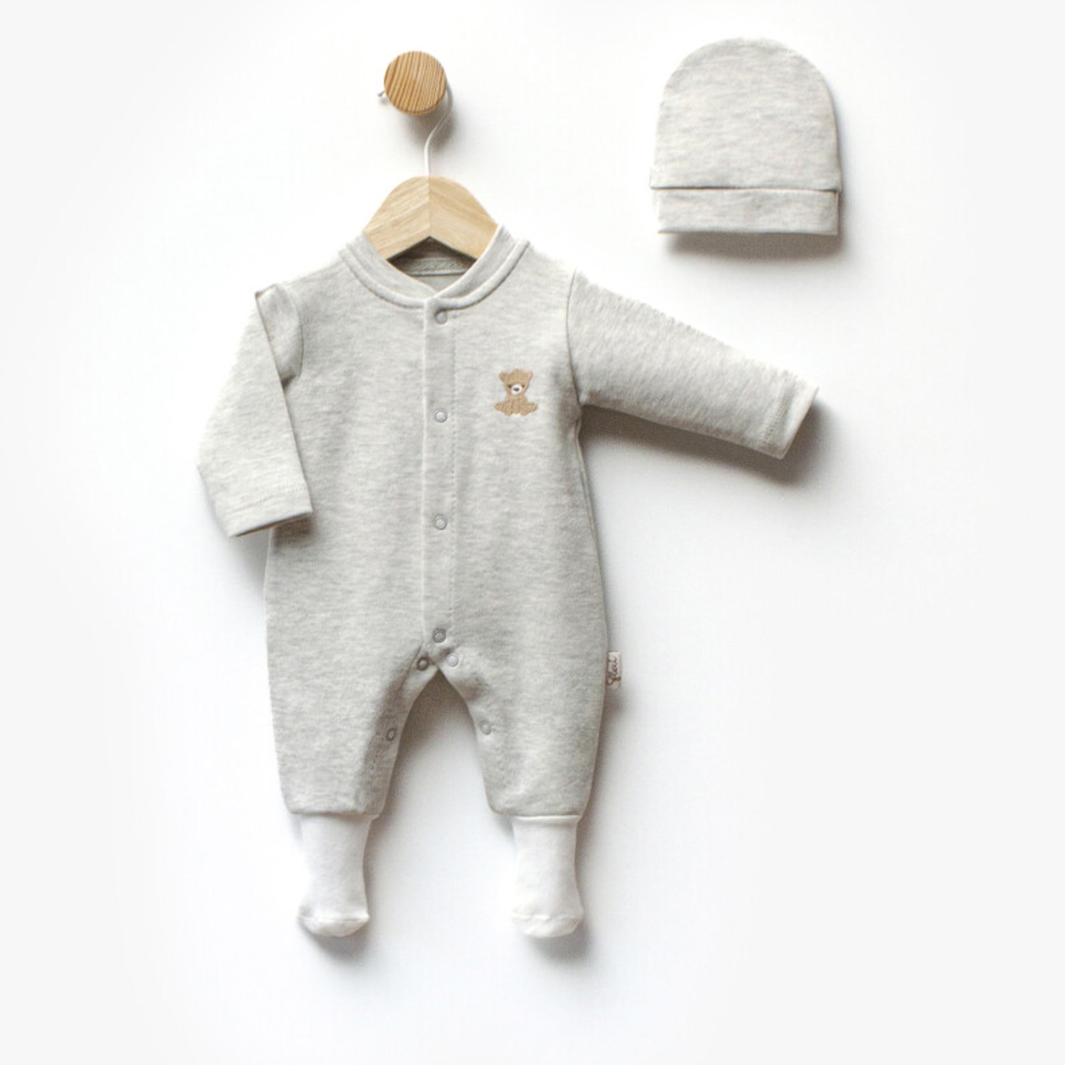 Flexi Bebek Tulumu 252267 Gri