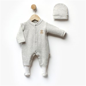 Flexi Bebek Tulumu 252267 Gri