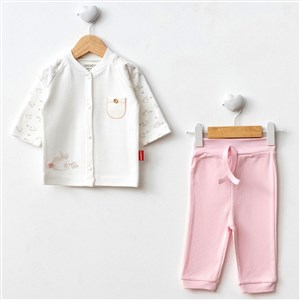 Cocopoco 2'li Bebek Takımı 1073 Pembe