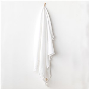 Andywawa Smil All Day Müslin Battaniye 95x85 Cm AC24514 Beyaz