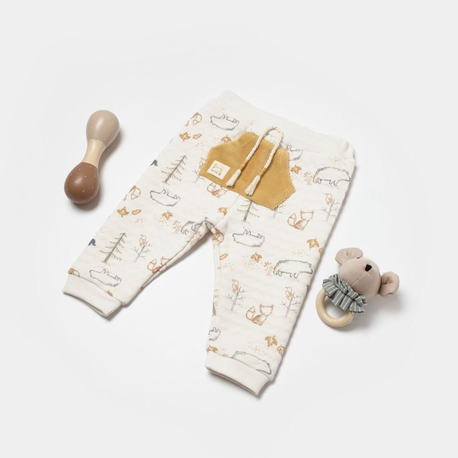 Bibaby Wild Forest Bebek Pantolonu 57928 Bej