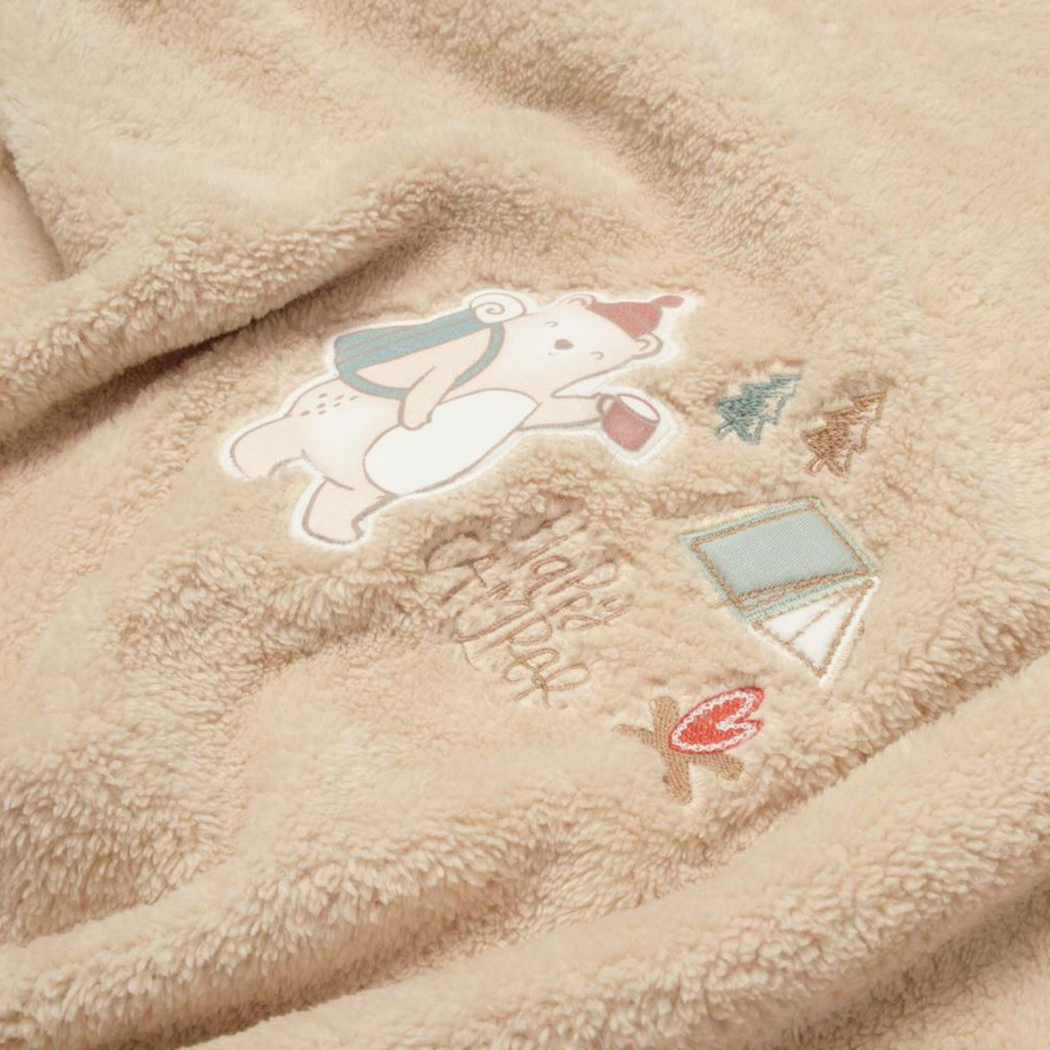 Bibaby Happy Camper Battaniye 85x90 Cm 64710 Bej