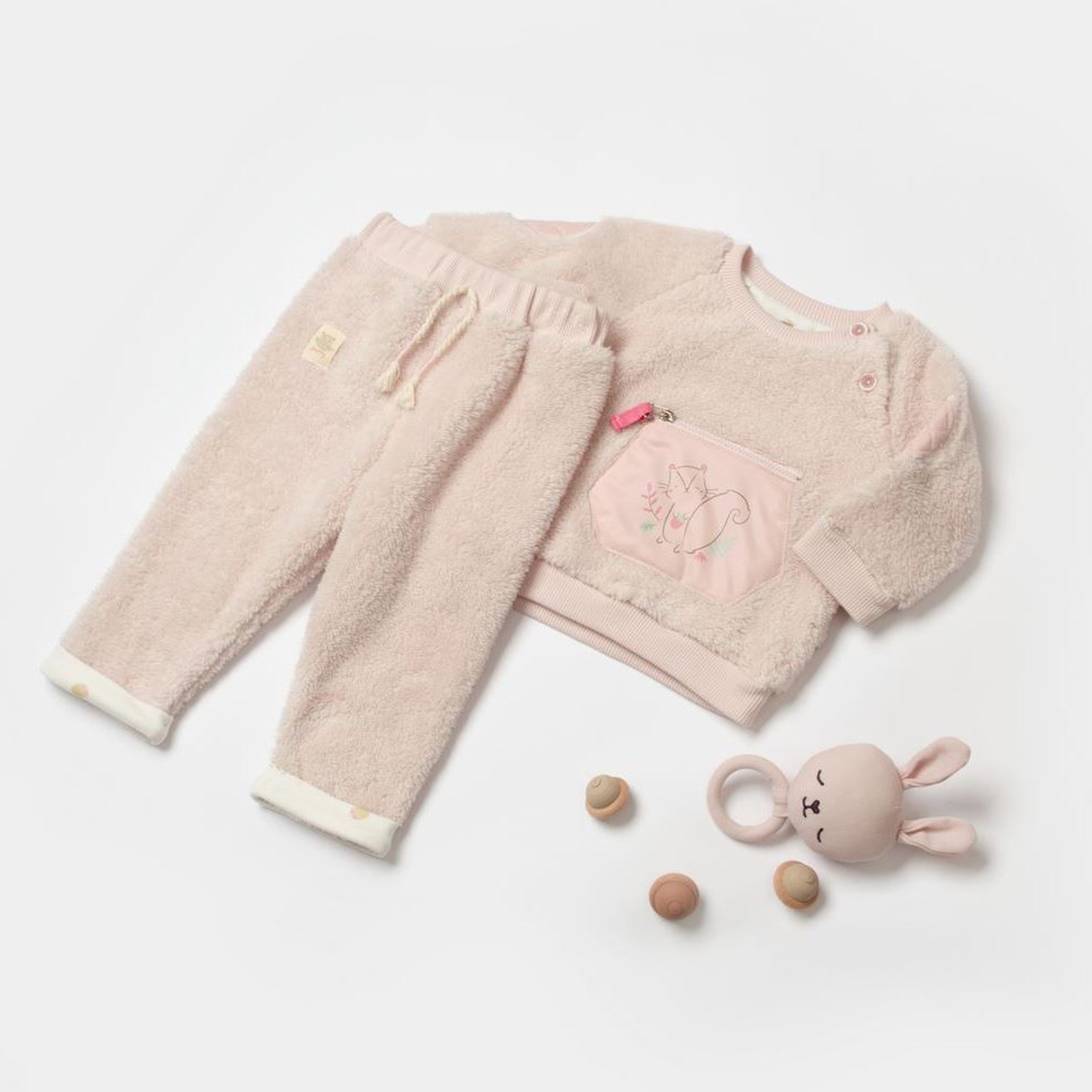 Bibaby Pretty Moments  2'li Bebek Takımı 59812 Pembe