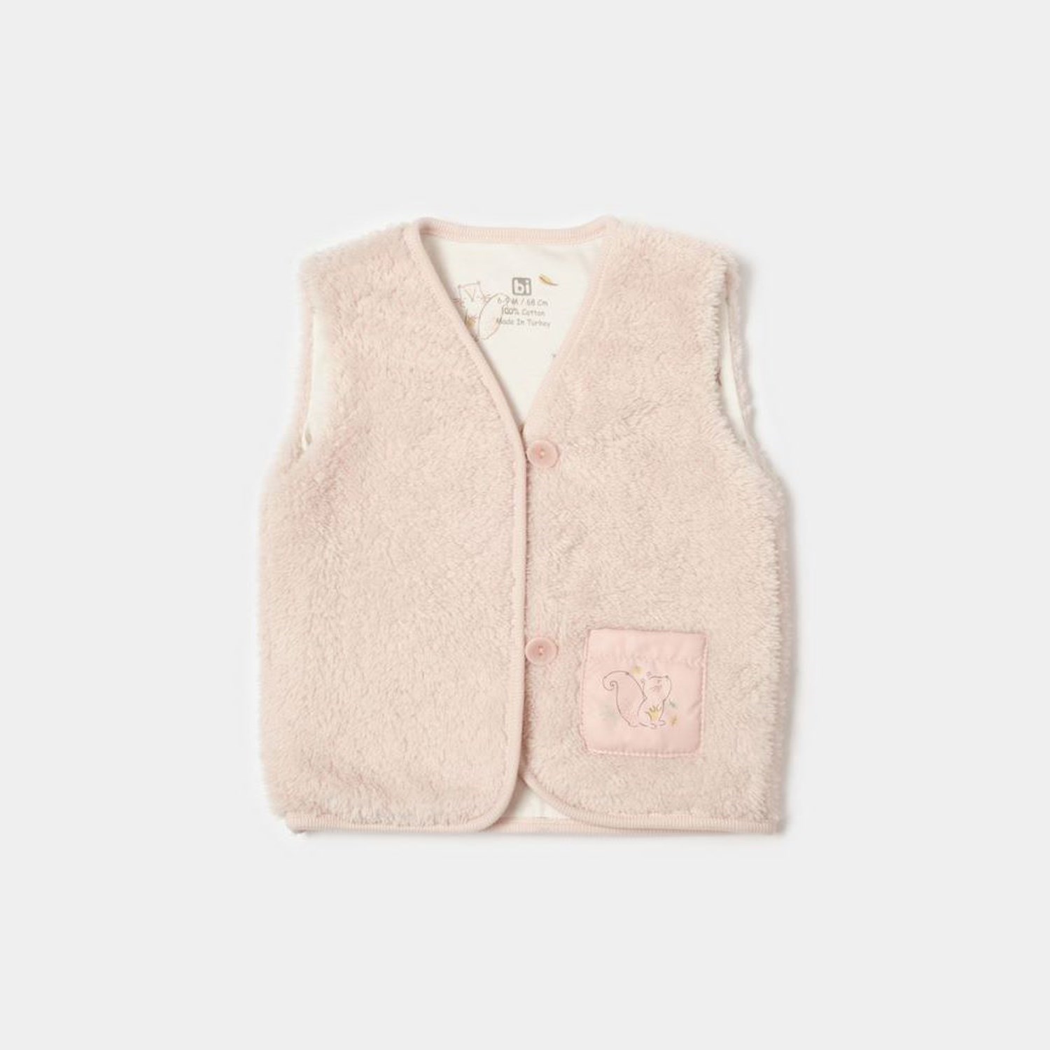Bibaby Pretty Moments Bebek Yeleği 61515 Pembe