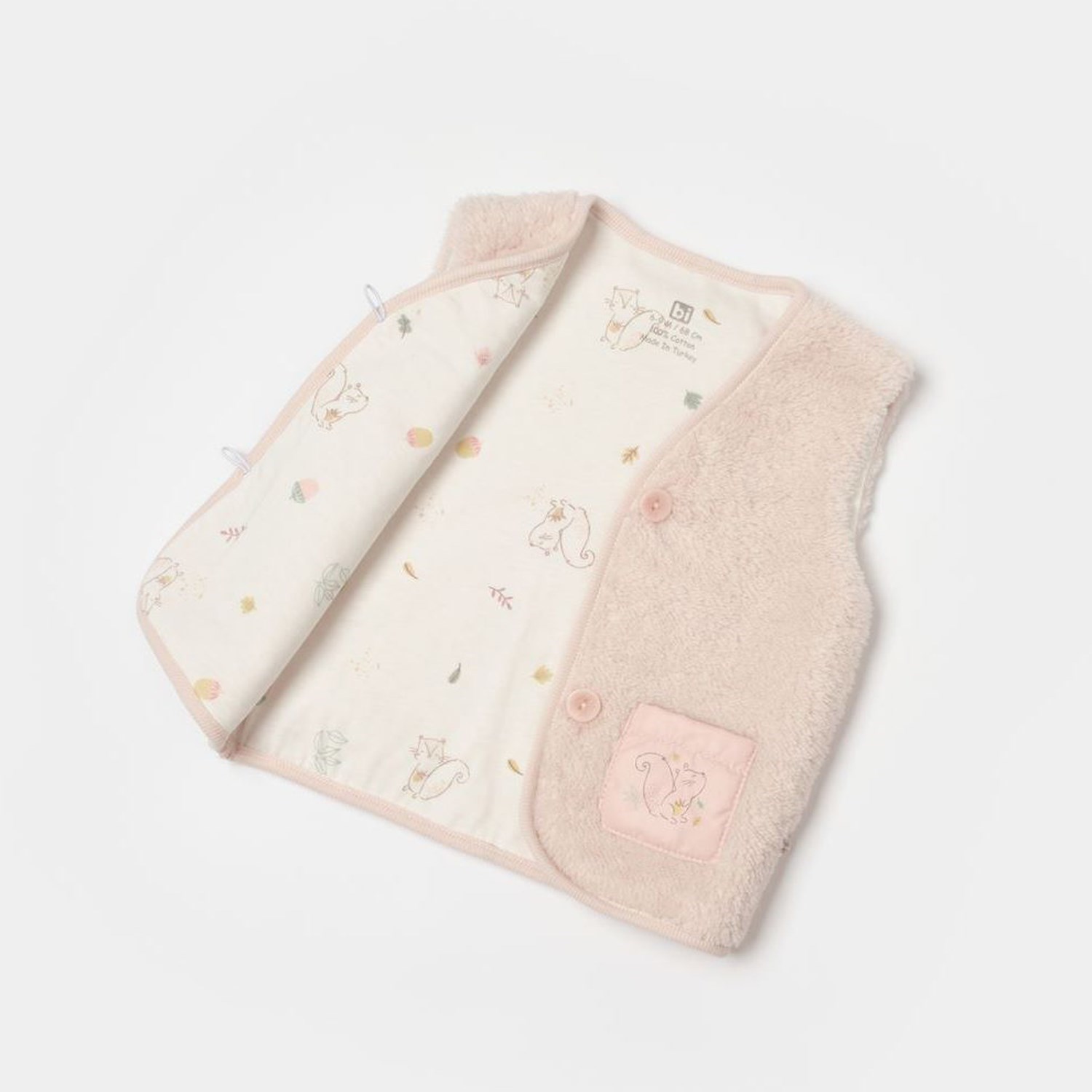 Bibaby Pretty Moments Bebek Yeleği 61515 Pembe