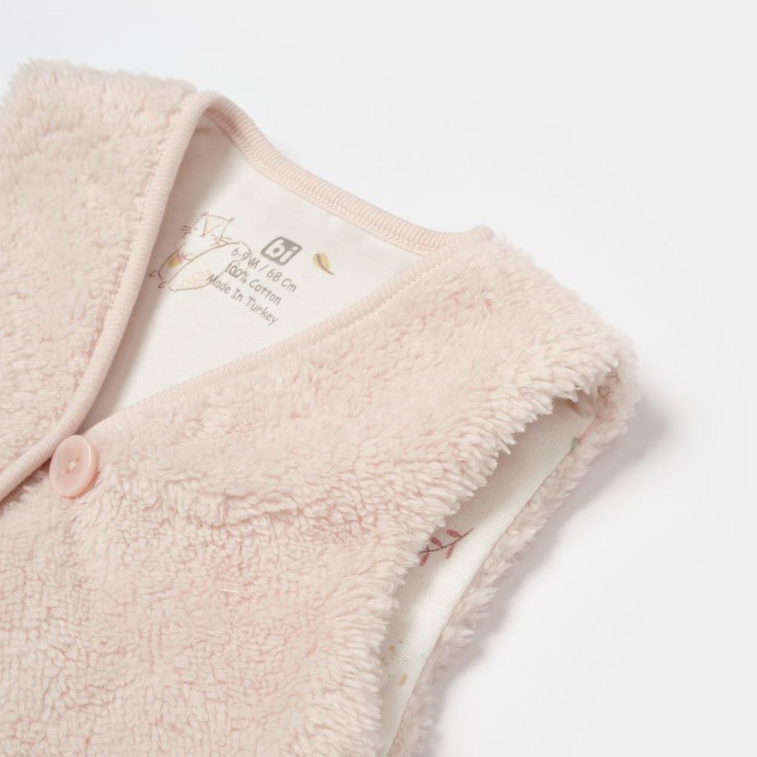 Bibaby Pretty Moments Bebek Yeleği 61515 Pembe
