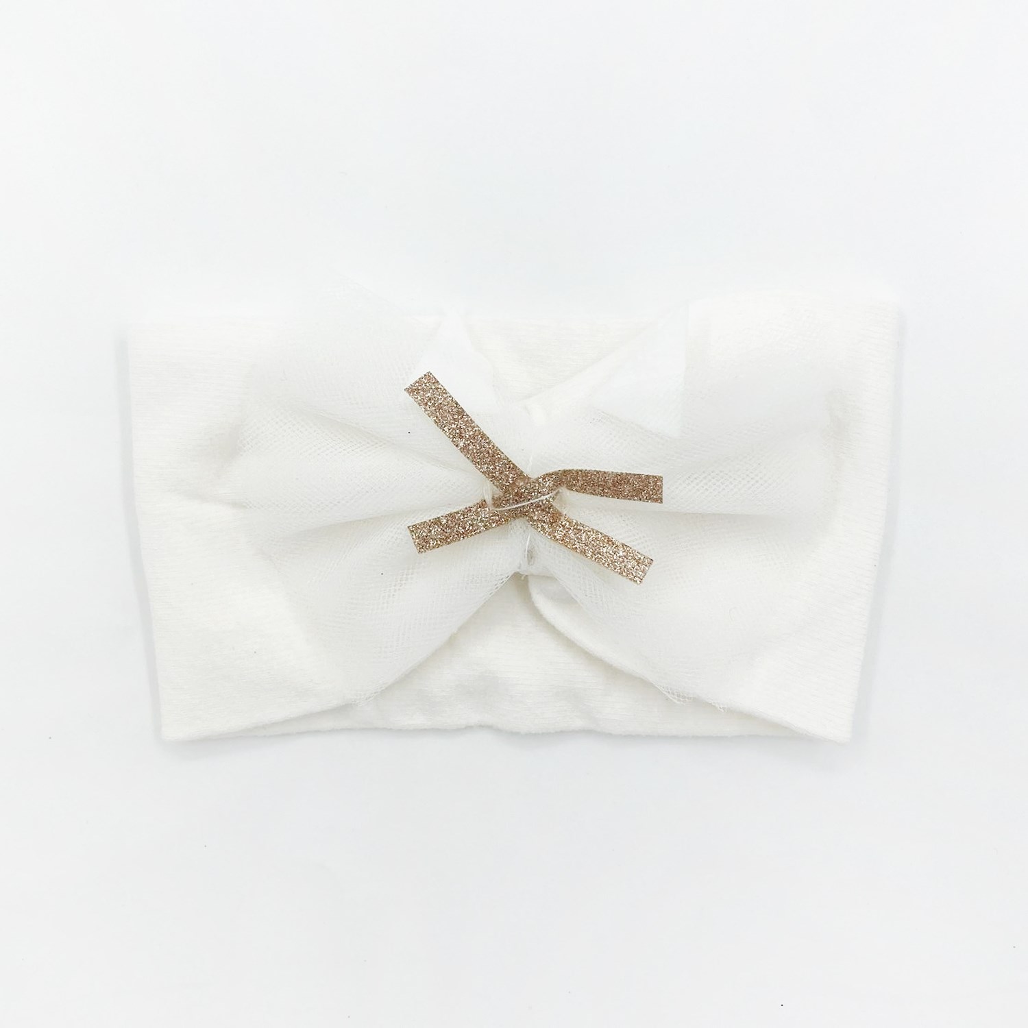 Katamino Baby Selin Bebek Bandana 19008 Beyaz-Bej