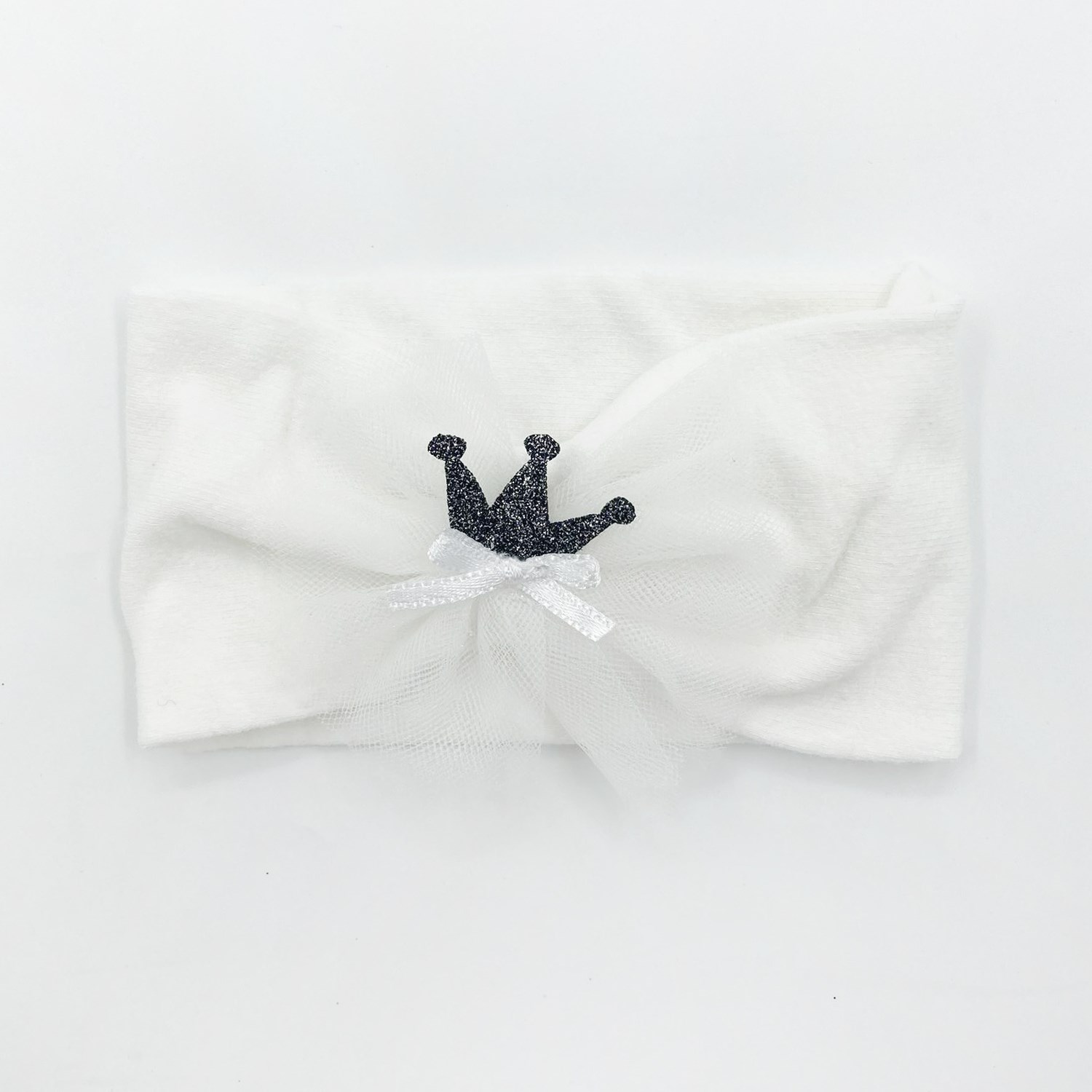 Katamino Baby Selin Bebek Bandana 19008 Beyaz-Siyah