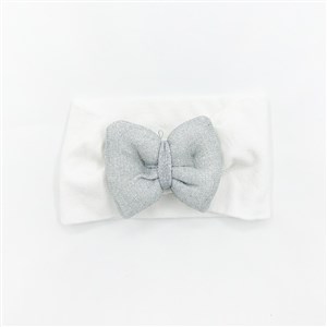 Katamino Baby Selin Bebek Bandana 19008 Beyaz-Gri