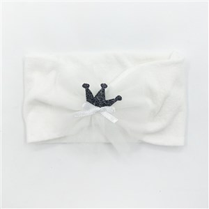 Katamino Baby Selin Bebek Bandana 19008 Beyaz-Siyah