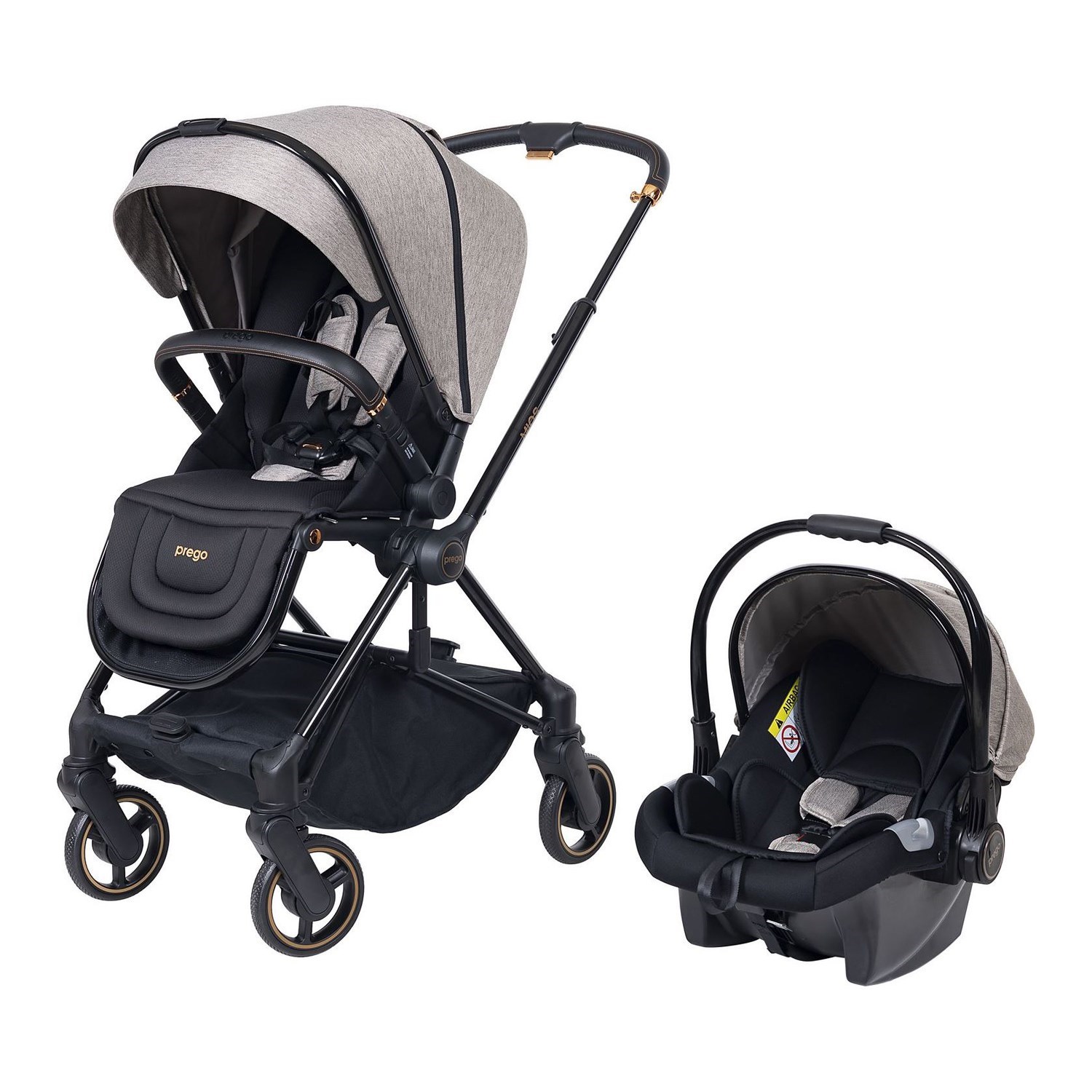 Prego Mios Premium Travel Sistem Bebek Arabası 2099 Bej