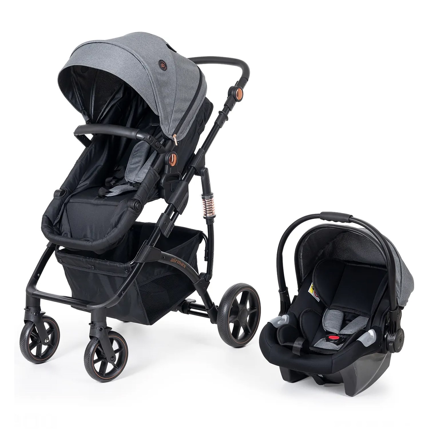 Sunny Baby Airmax Travel Sistem Bebek Arabası 9034 Gri