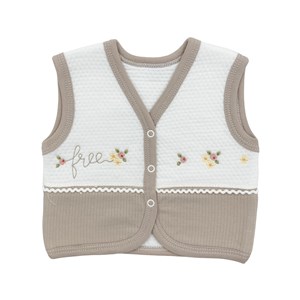 Gaye Bebe Bebek Yeleği 4479 Kahverengi
