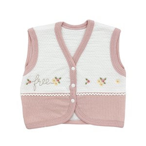 Gaye Bebe Bebek Yeleği 4479 Somon