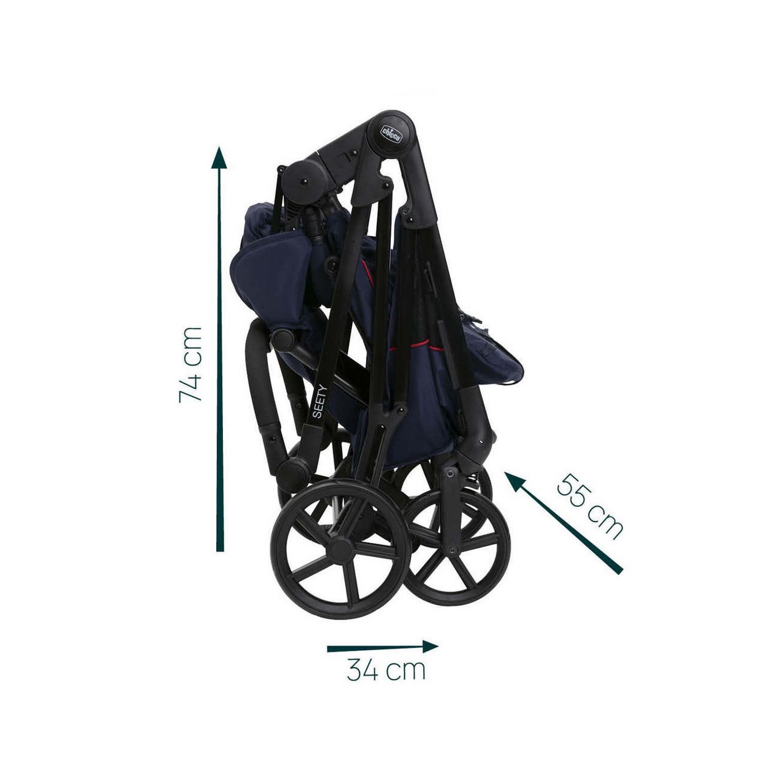 Chicco Seety Bebek Arabası Oxford Blue