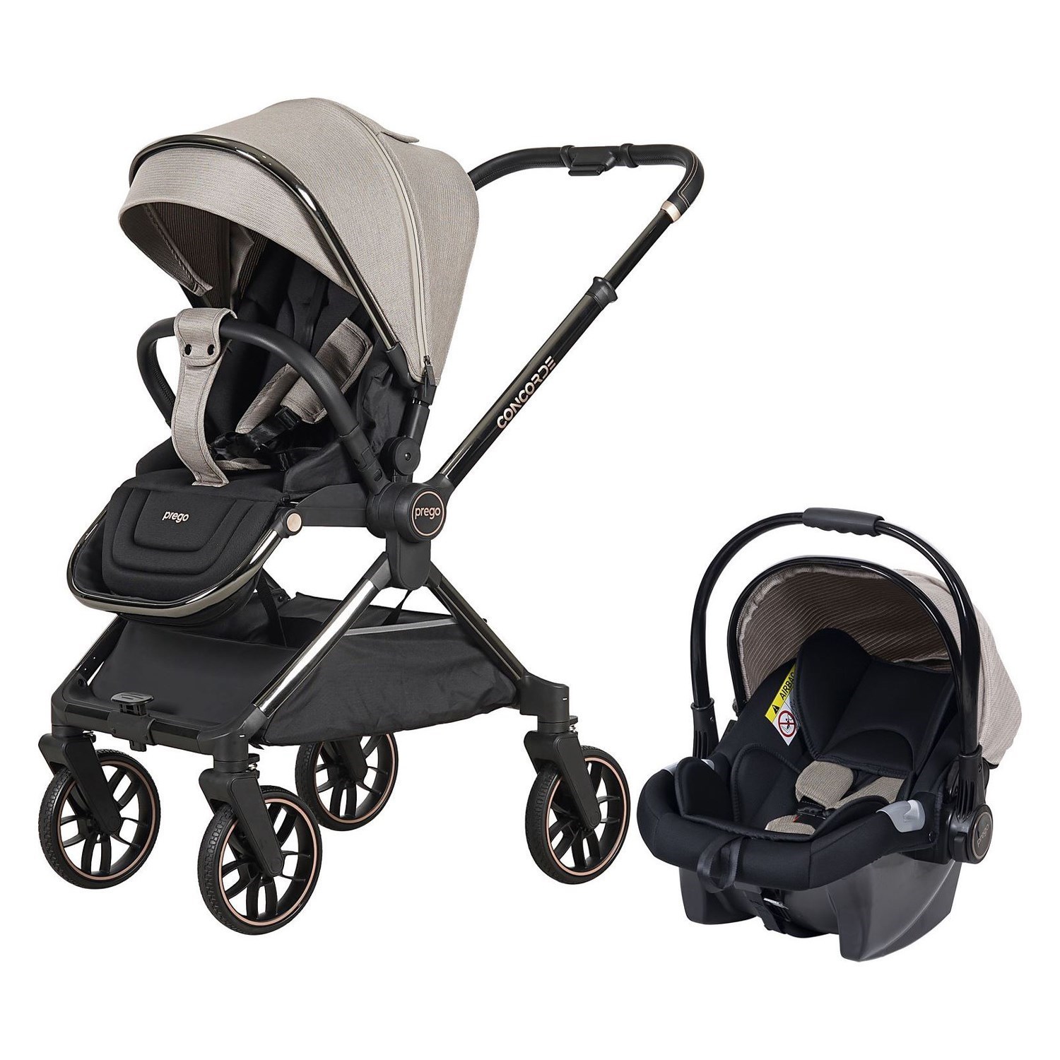 Prego Concorde Travel Sistem Bebek Arabası 2067 Bej