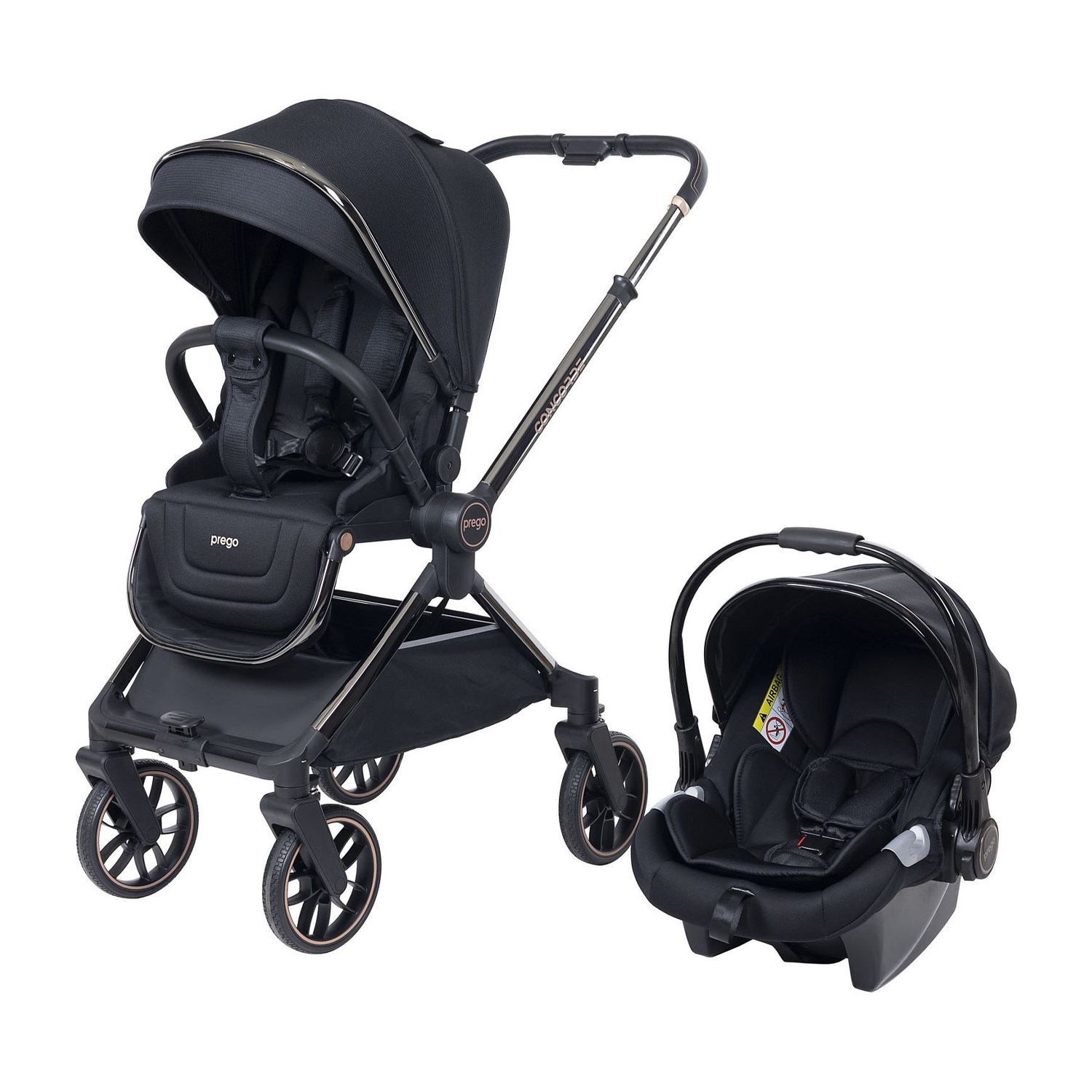 Prego Concorde Travel Sistem Bebek Arabası 2067 Siyah