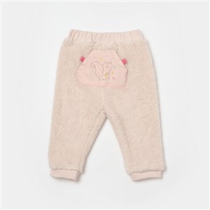 Bibaby Pretty Moment Bebek Pantolonu 57932 Pembe-Ekru
