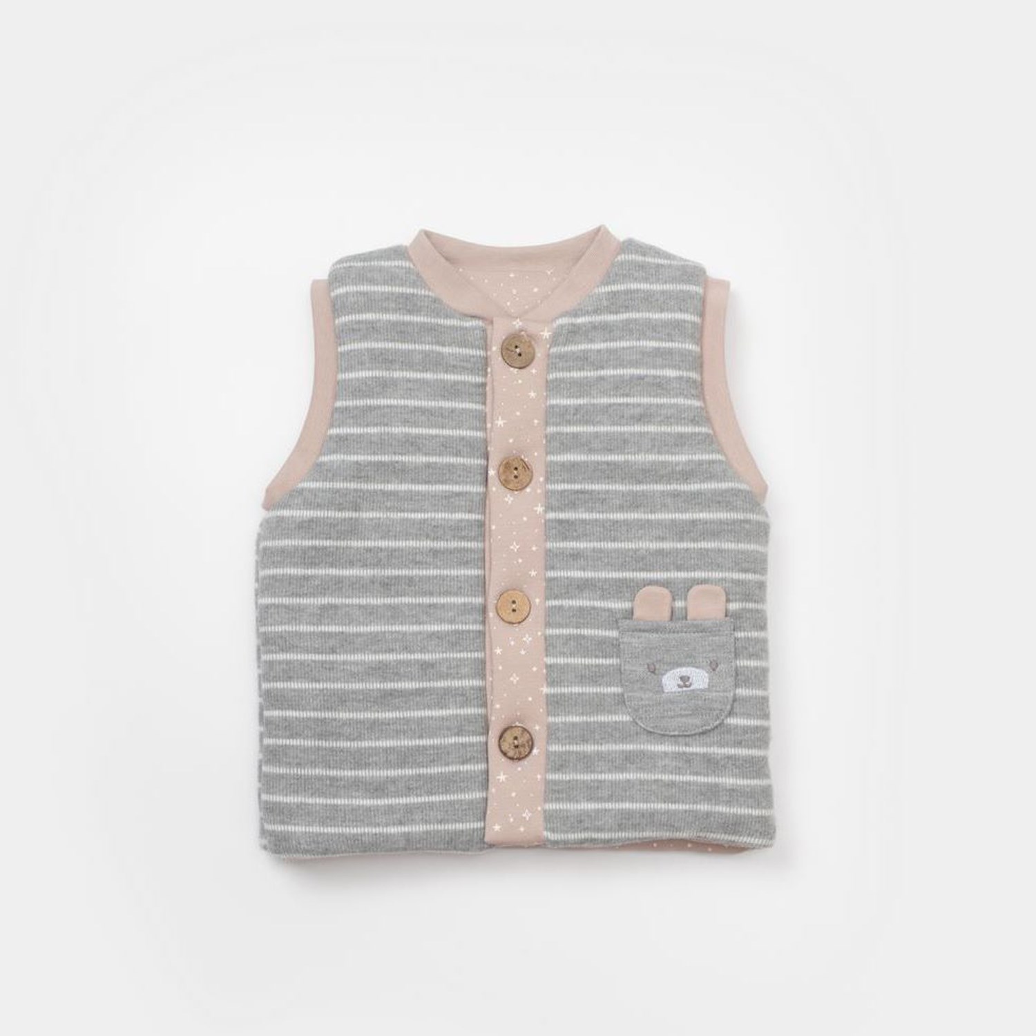 Bibaby Adventure Bear Bebek Yeleği 61505 Karamel