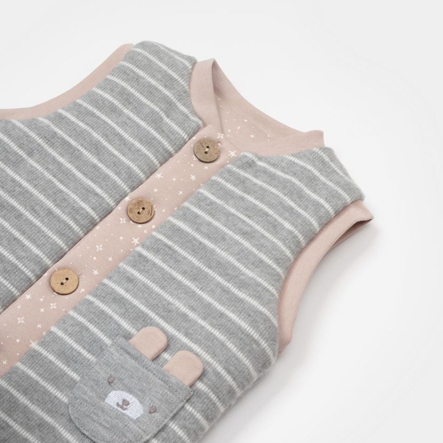 Bibaby Adventure Bear Bebek Yeleği 61505 Karamel