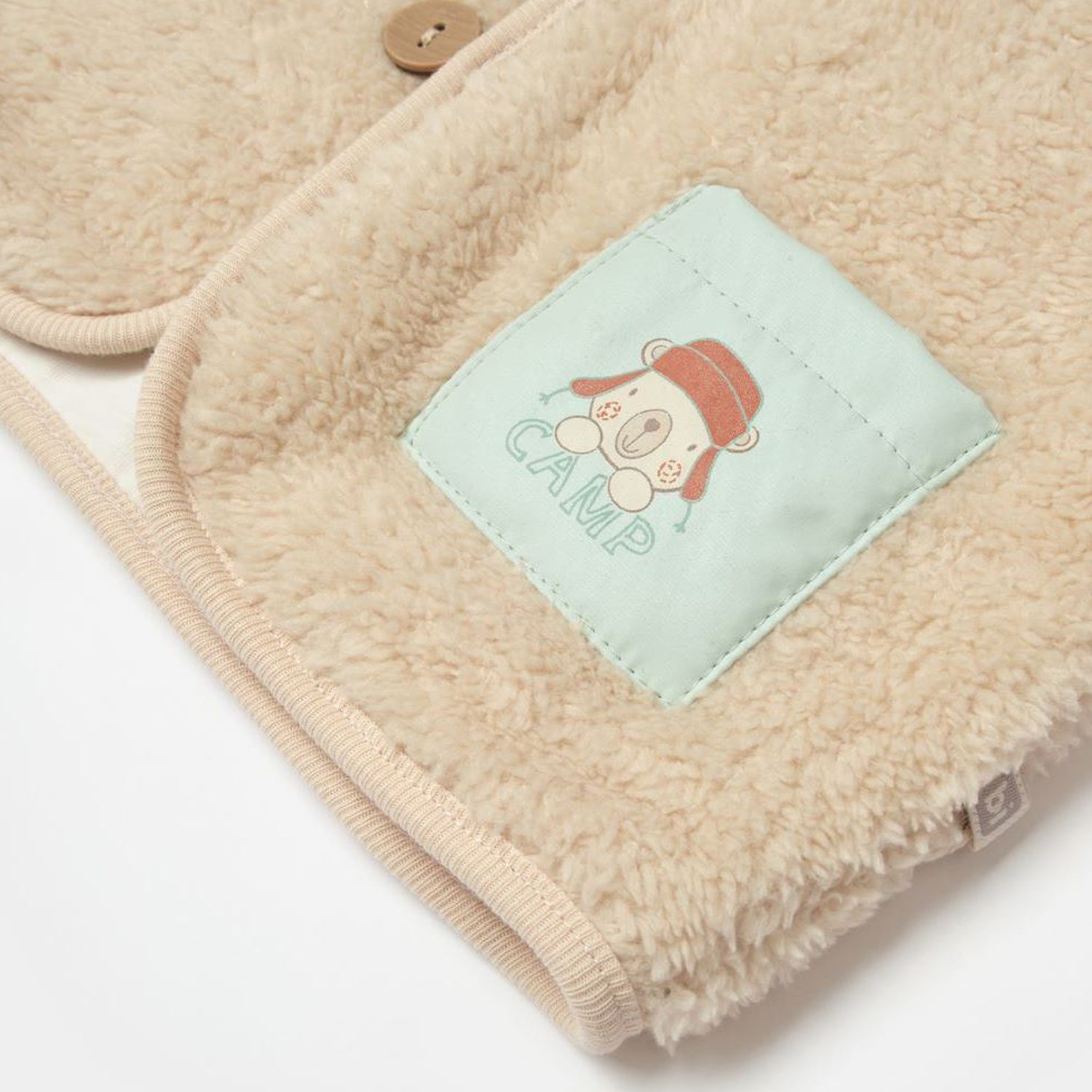 Bibaby Happy Camper Bebek Yeleği 61507 Bej