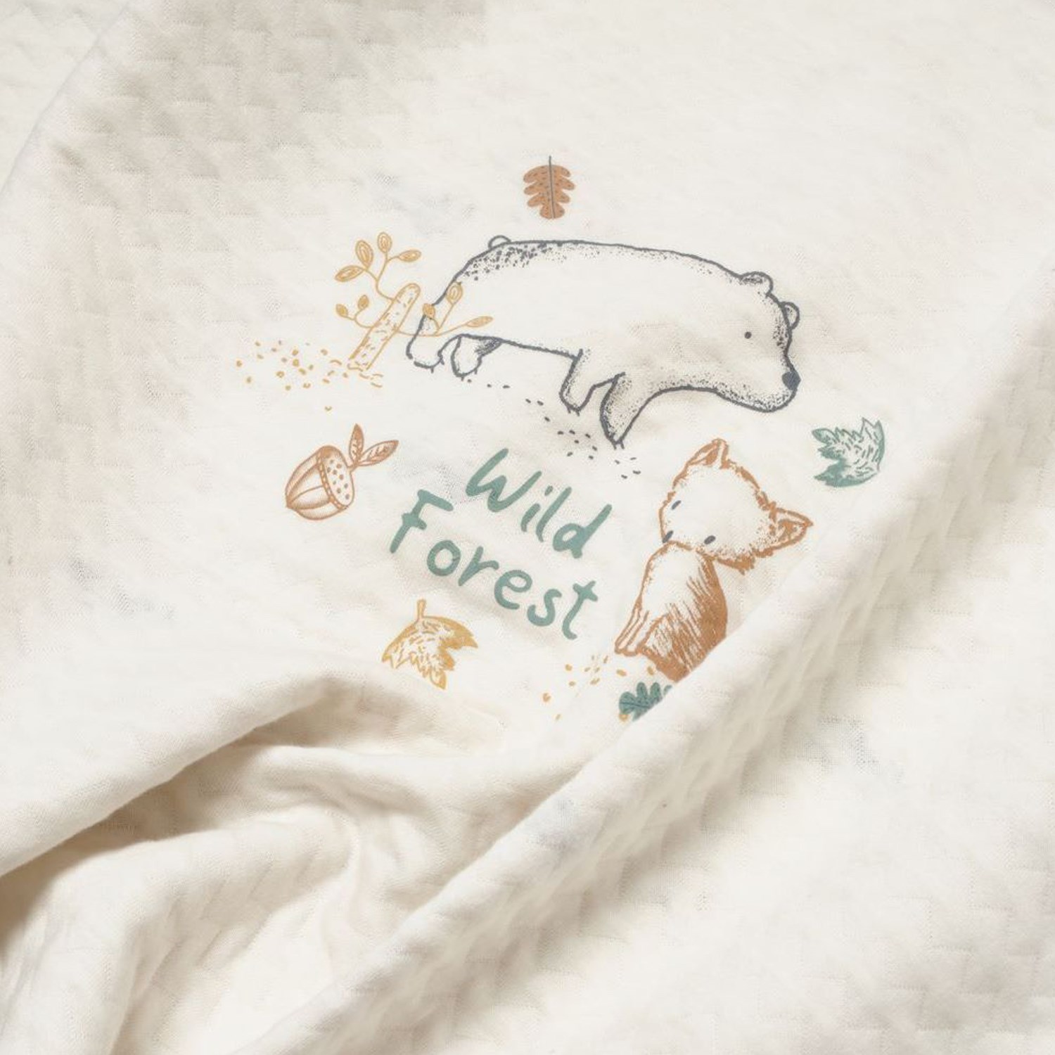 Bibaby Wild Forest Battaniye 85x90 Cm 64715 Bej