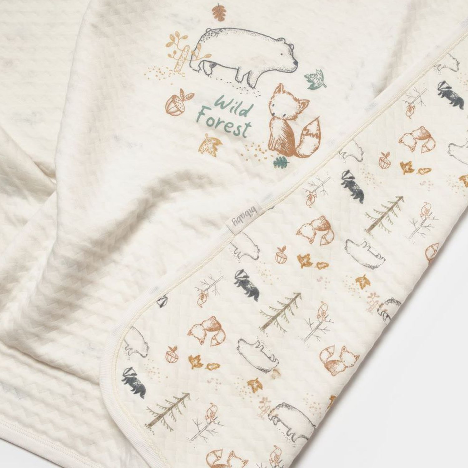 Bibaby Wild Forest Battaniye 85x90 Cm 64715 Bej