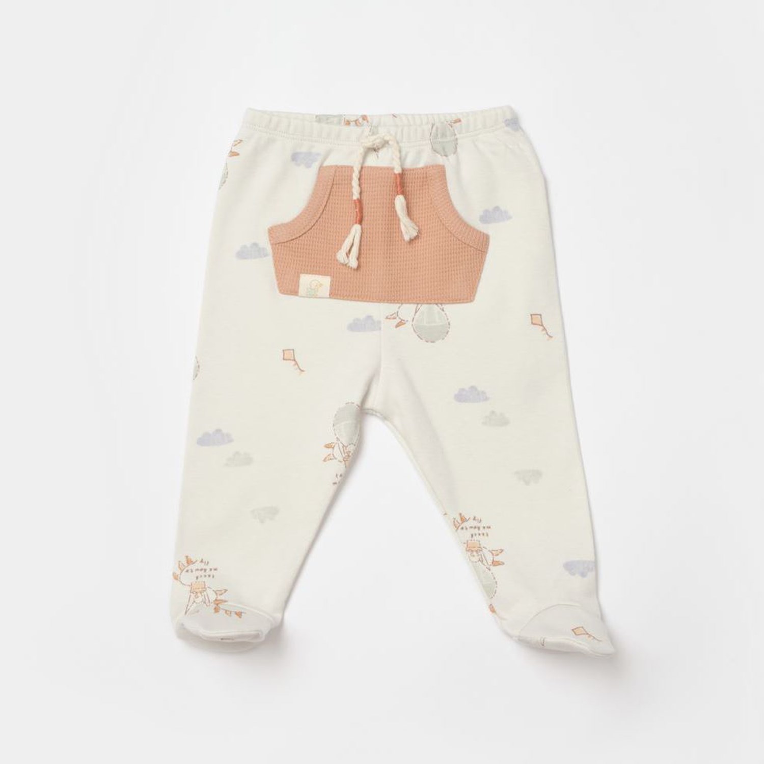 Biorganic Teach Me Bebek Pantolonu 57930 Kırmızı-Kahverengi-Mint