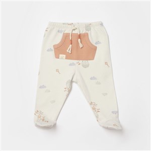 Biorganic Teach Me Bebek Pantolonu 57930 Kırmızı-Kahverengi-Mint