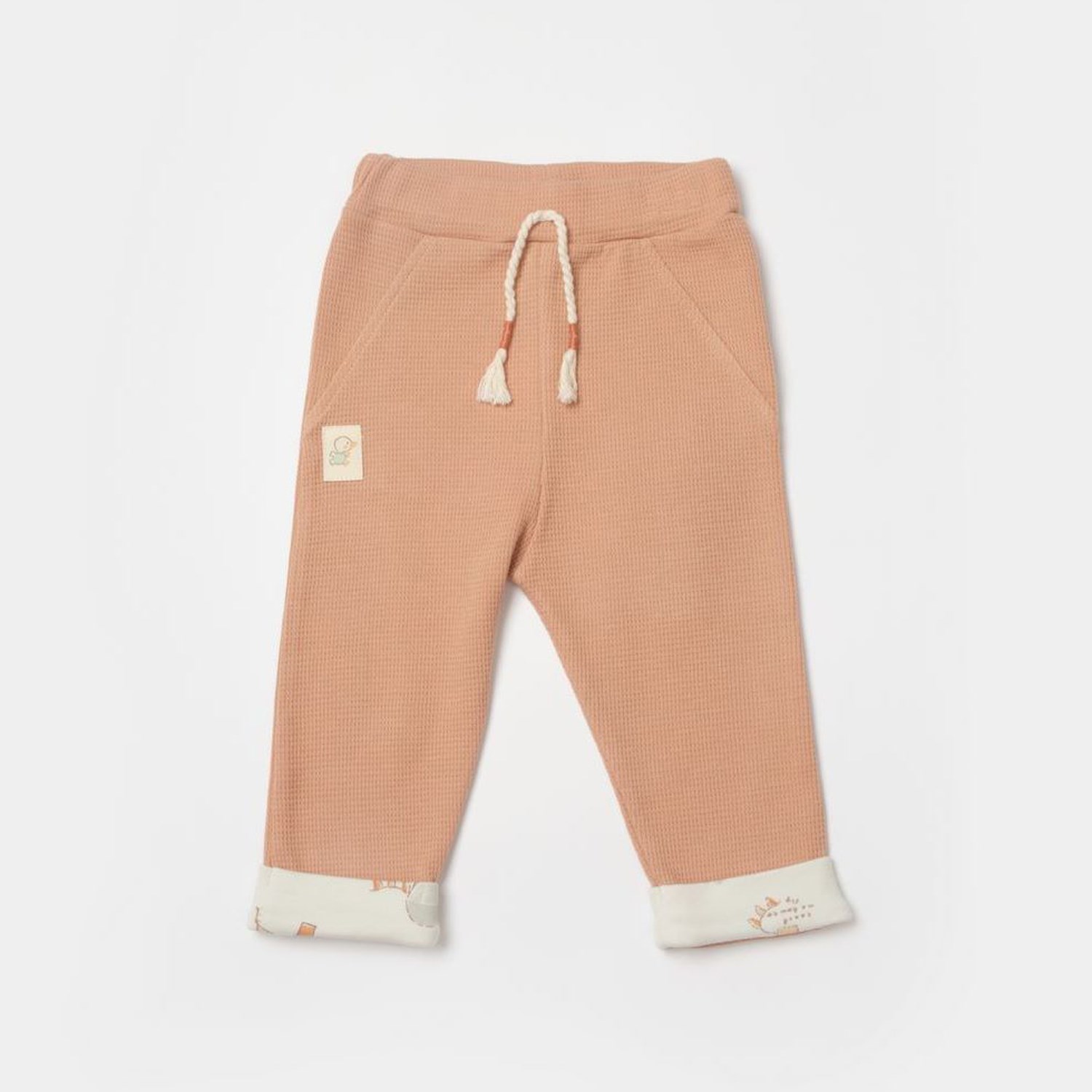 Biorganic Teach Me Bebek Pantolonu 57931 Kırmızı-Kahverengi-Mint