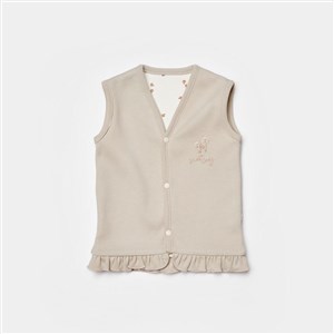 Biorganic Sweet Lady Bebek Yelek 61524 Bej