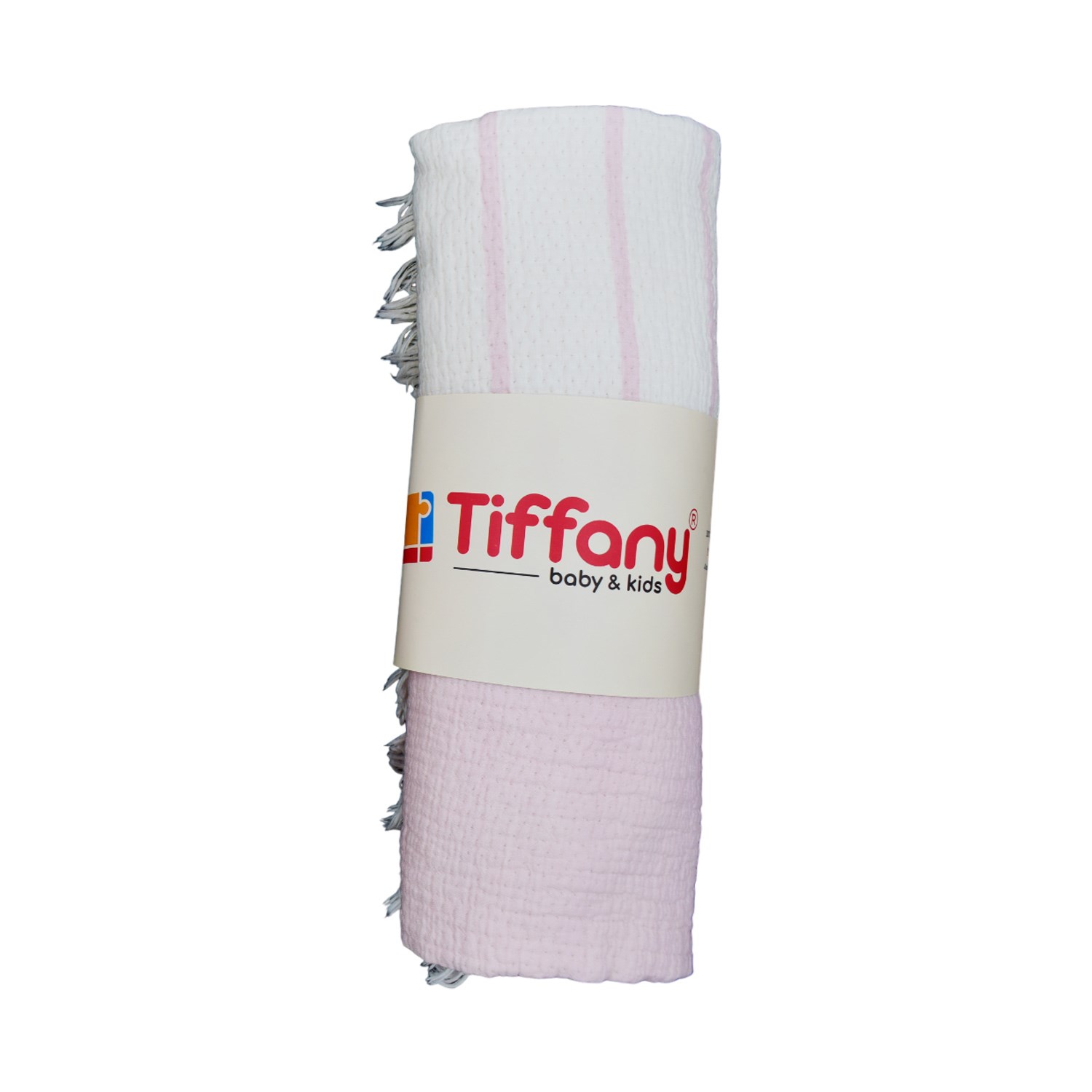 Tiffany Baby 4 Katlı Müslin Battaniye 120x120 cm Pudra