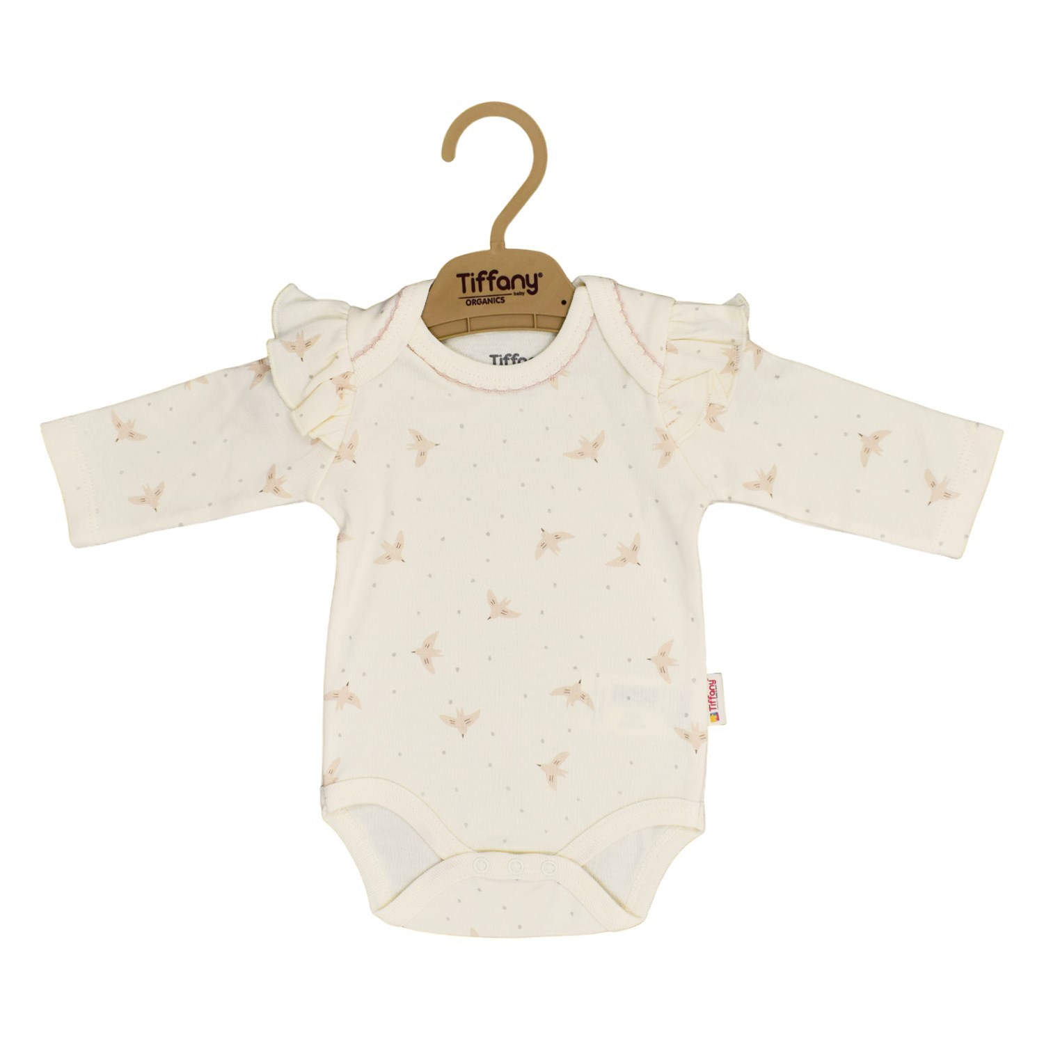 Tiffany Baby Bird Theme Uzun Kol Kruvaze Badi 24011 Ekru