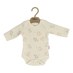 Tiffany Baby Cats And Dog Theme Uzun Kol Badi 2420011 Ekru
